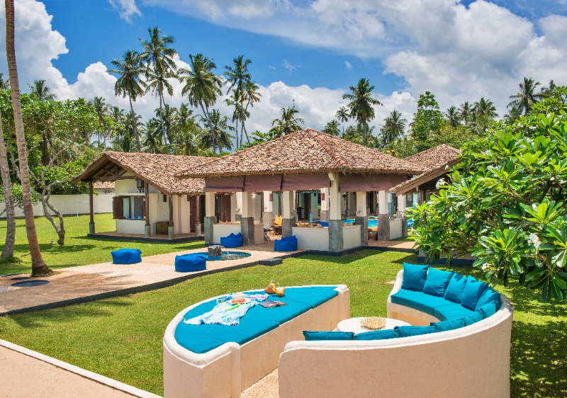 Thalpe Blue Beach Villa a Luxurious Beachfront Villa in Thalpe, Sri Lanka