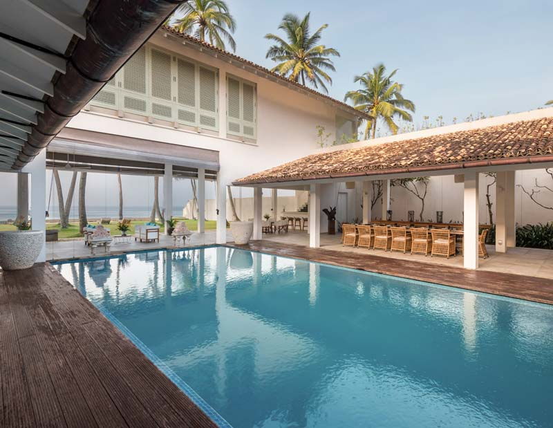 Villa White Beach a Stunning Beachfront Villa with Pool in Thalpe, Sri Lanka