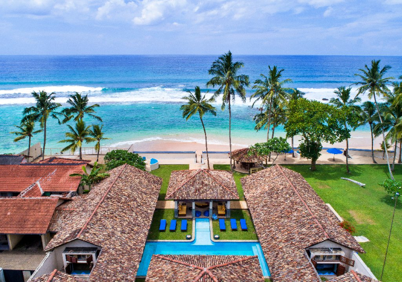 Thalpe Blue Beach Villa a Luxurious Beachfront Villa in Thalpe, Sri Lanka