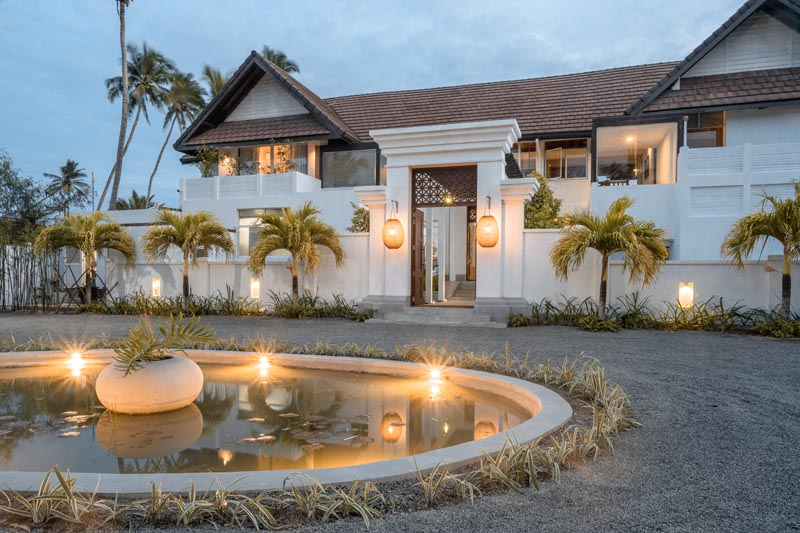 The White House a Beachfront Villa in Mirissa, Sri Lanka