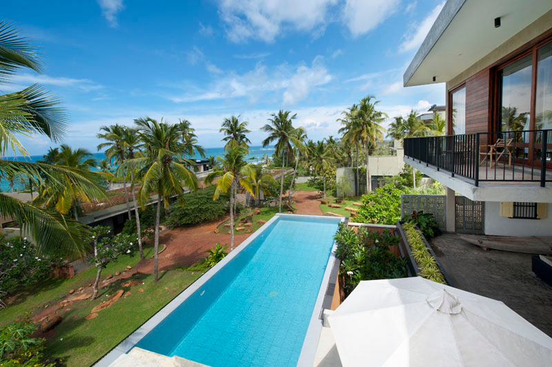 Villa C a Three Story Beachfront Villa in Mirissa, Sri Lanka