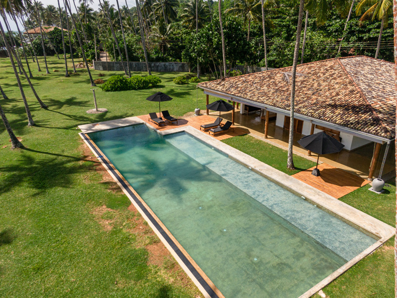 SBV a Stunning Beachfront Villa in Mirissa, Sri Lanka