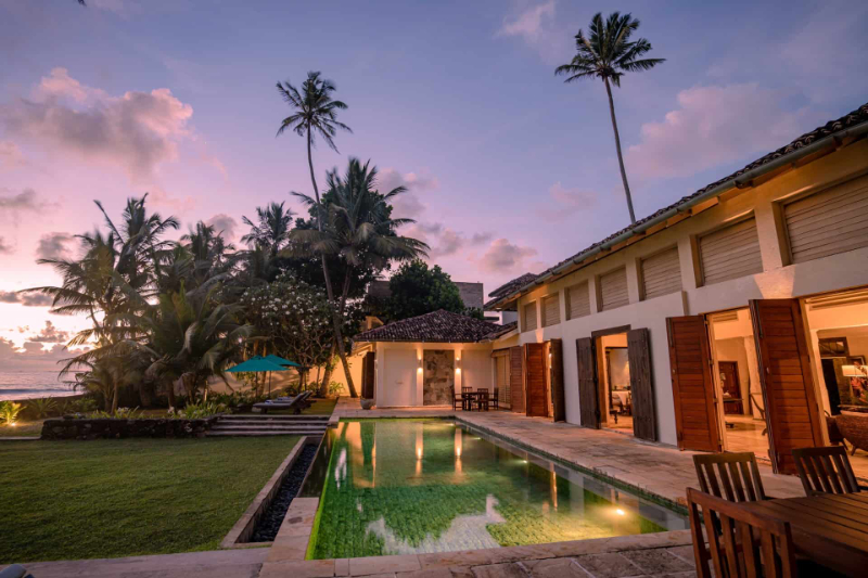 Villa Wijaya a Beachfront Villa with Pool in Galle, Sri Lanka