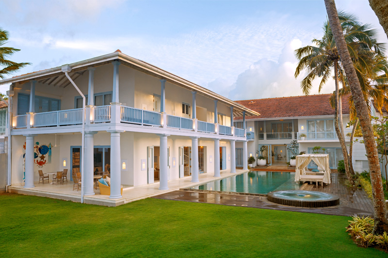 The Mansion a Stunning Beachfront Villa in Thalpe, Sri Lanka