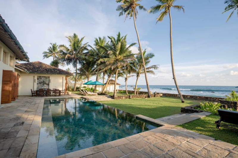 Villa Wijaya a Beachfront Villa with Pool in Galle, Sri Lanka