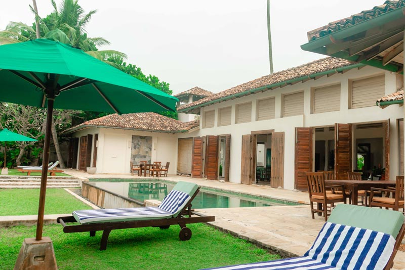 Villa Wijaya a Beachfront Villa with Pool in Galle, Sri Lanka