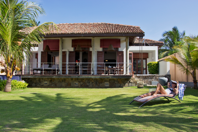 Villa Saldana a Beachfront villa in Habawaduwa, Sri Lanka