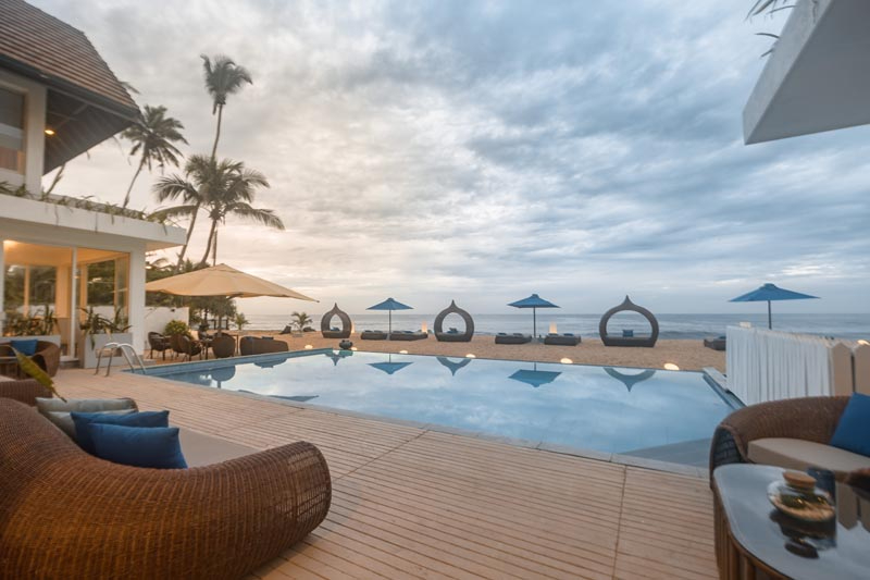 The White House a Beachfront Villa in Mirissa, Sri Lanka