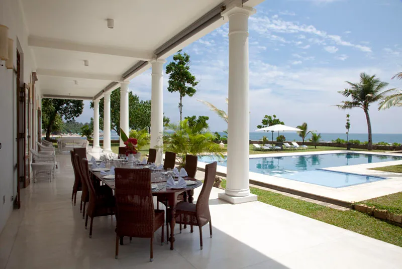 Grand Villa a Stunning Beachfront Villa with Pool in Ahangama, Sri Lanka