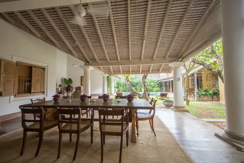 No. 25 an Old Colonial Villa with Pool inside Gallefort, Sri Lanka