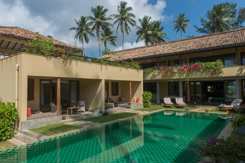Cloisters a Stunning  Family Friendly Beachfront Villa in Sri Lanka