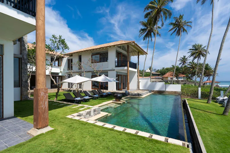SW a stunning Beachfront Villa in Unawatuna, Sri Lanka