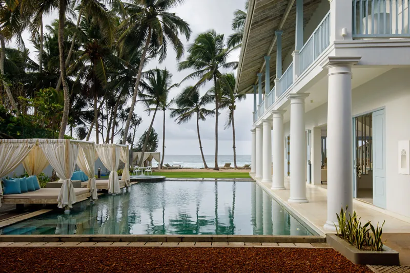 The Mansion a Stunning Beachfront Villa in Thalpe, Sri Lanka