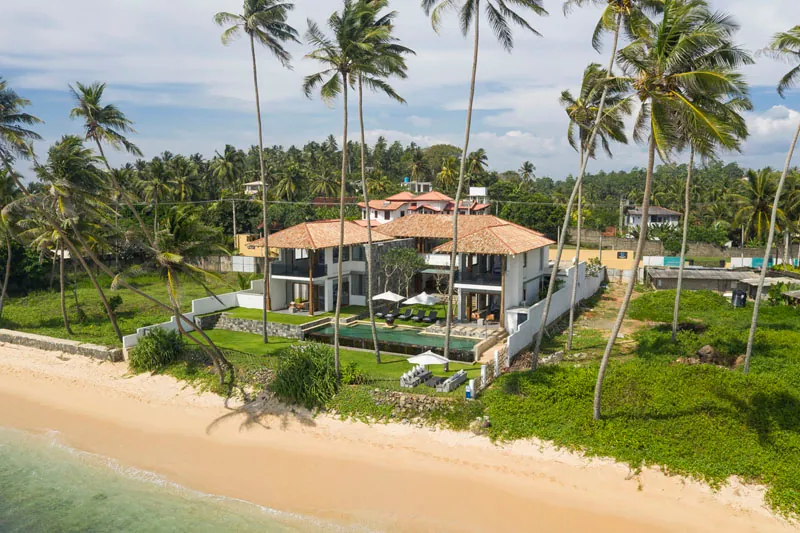 SW a stunning Beachfront Villa in Unawatuna, Sri Lanka