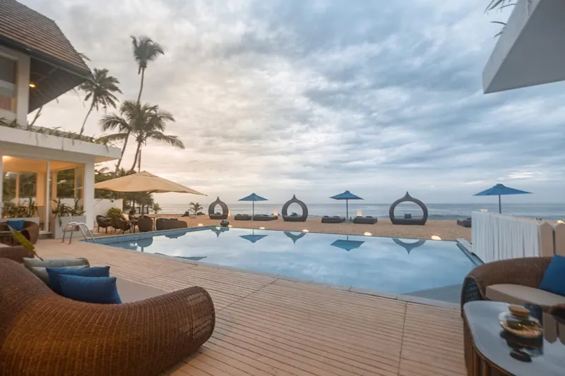The White House a Beachfront Villa in Mirissa, Sri Lanka