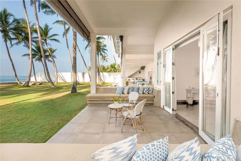 Villa White Beach a Stunning Beachfront Villa with Pool in Thalpe, Sri Lanka photo 9